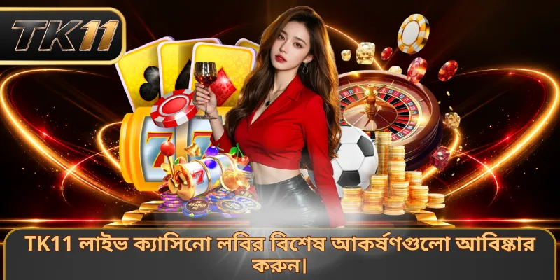 TK11 লাইভ ক্যাসিনো লবির বিশেষ আকর্ষণগুলো আবিষ্কার করুন।